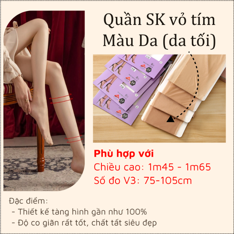 SK vỏ tím - Da tối