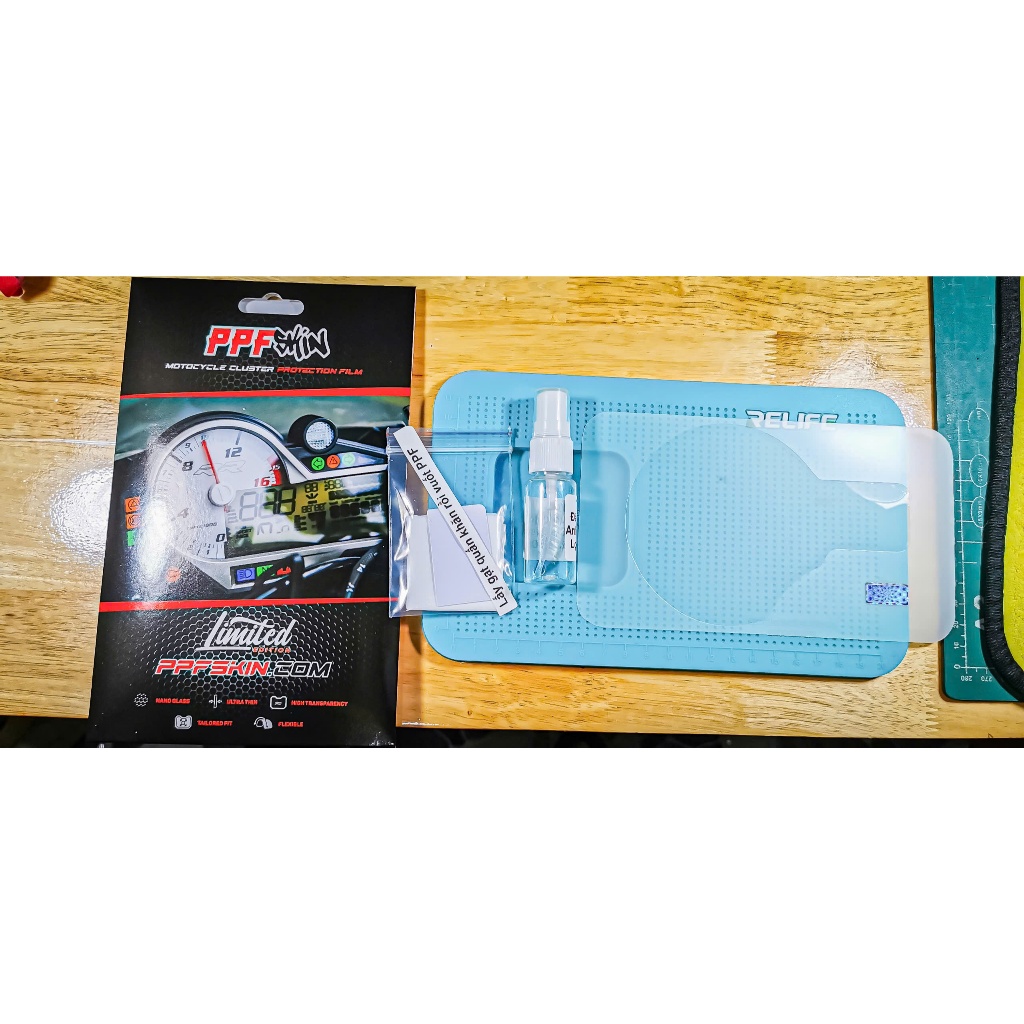 PPF triumph speed 400, dán bảo vệ mặt đồng hồ xe, hàng nhập khẩu