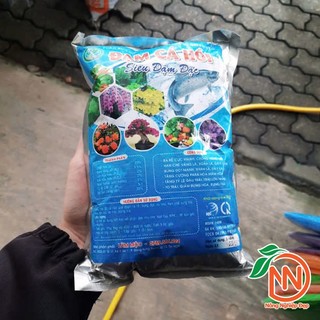 Đạm Cá Hồi Đậm Đặc Gói 1kg - Phân Rải Gốc Dùng Cho Hoa Mai, Hồng, Rau Sạch