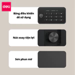 (VOUCHER 100K)Két Sắt Điện Tử Cao Cấp Deli, Két Sắt Mật Khẩu Số An Toàn, Bảo Mật Lưu Trữ Các Tài Liệu Quan Trọng — ảnh 3