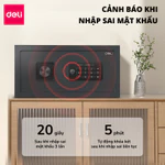 (VOUCHER 100K)Két Sắt Điện Tử Cao Cấp Deli, Két Sắt Mật Khẩu Số An Toàn, Bảo Mật Lưu Trữ Các Tài Liệu Quan Trọng — ảnh 5