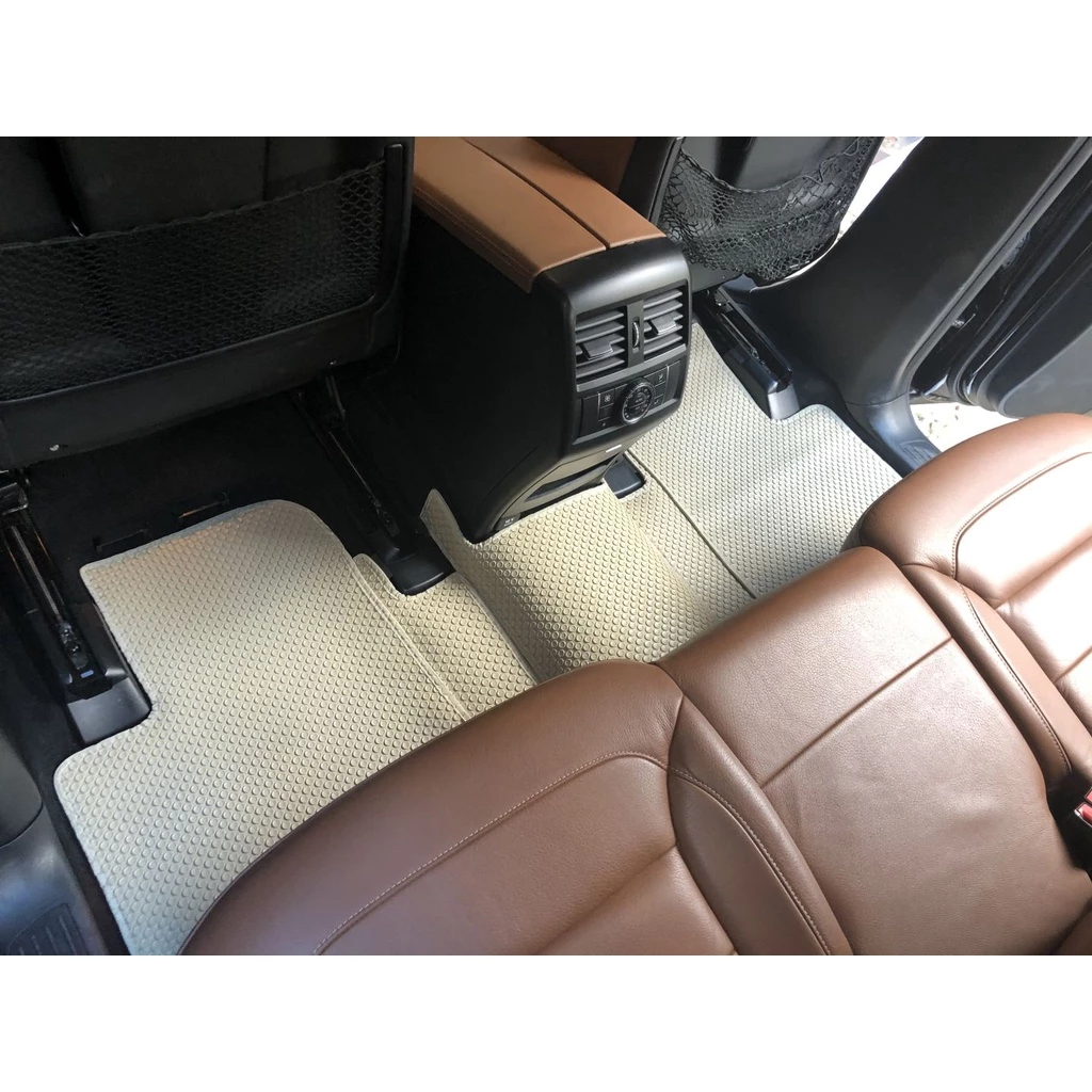 Thảm lót ô tô KATA cho xe Mercedes ML350 (2006 - 2024) - Khít với sàn, Chống trơn, Không mùi, Không ẩm mốc