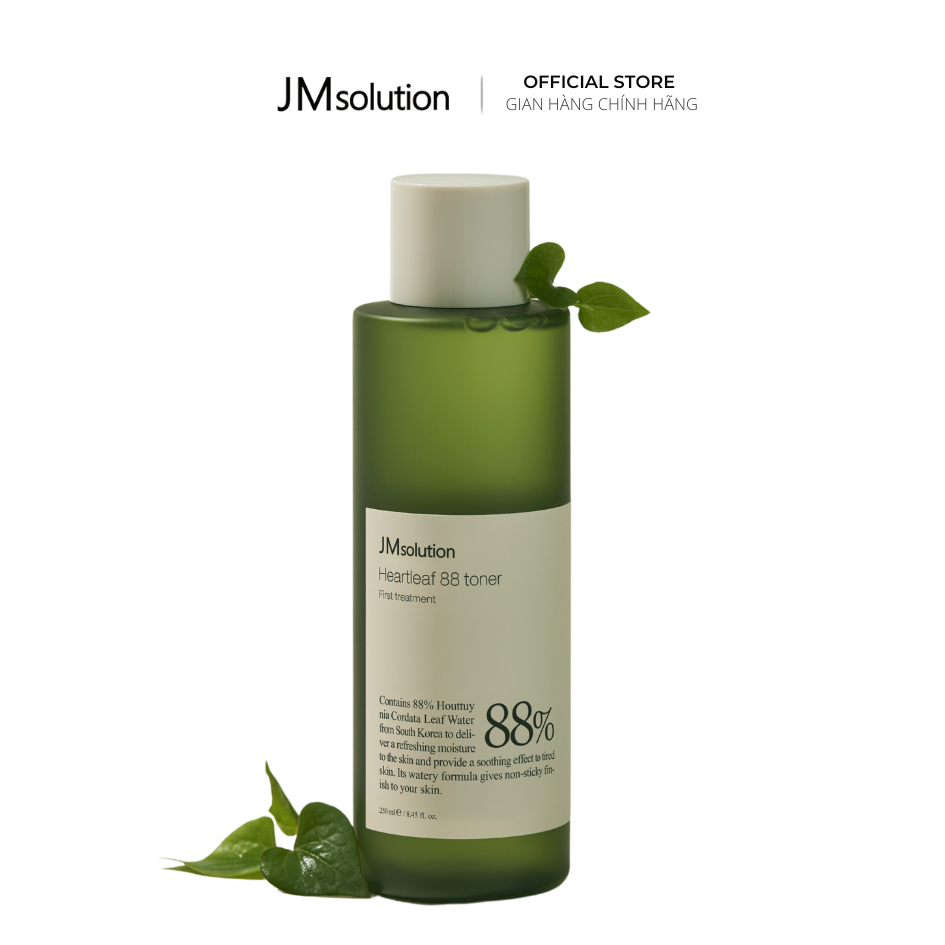 JMsolution Nước Cân Bằng Chiết Xuất Diếp Cá Làm Dịu Da Heartleaf 88 Toner 250ml