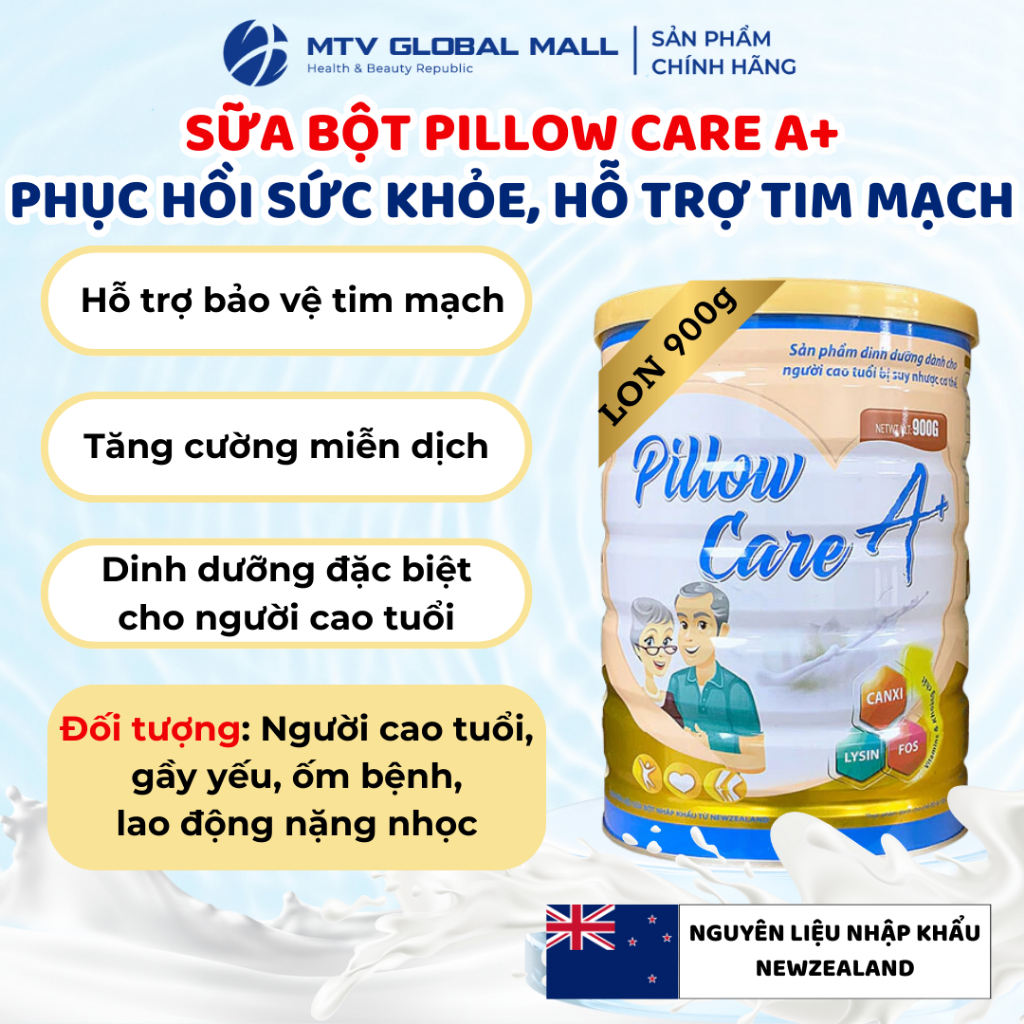 Sữa Bột Pillow Care A+ Fobe Phục Hồi Sức Khoẻ Hỗ Trợ Tim Mạch Giảm ...