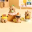 Mô hình Capybara tài lộc dễ thương trang trí bàn làm việc, tủ sách, quà tặng, taplo ô tô