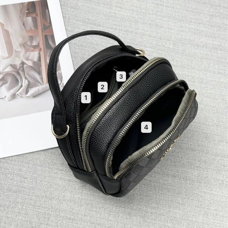 Túi đeo chéo da mềm thời trang kích thước 18x10x15cm THI155 Mun Store 94