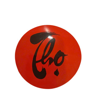 Set 10 Chữ Tết, Xuân, Phúc, Lộc, Thọ trang trí hình tròn, có thể dán vào hộp quà trang trí Tết.
