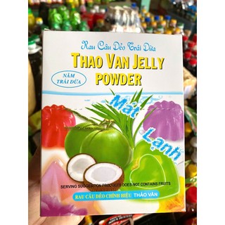 Hộp 12 gói Rau câu dừa Thảo Vân - gói 10g