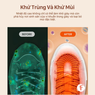 Máy sấy giày DSHJ-S-2111 khử mùi hôi, hút ẩm, chống ố vàng giầy tất vớ dép, có 3 chế độ hẹn giờ BH 2 Năm