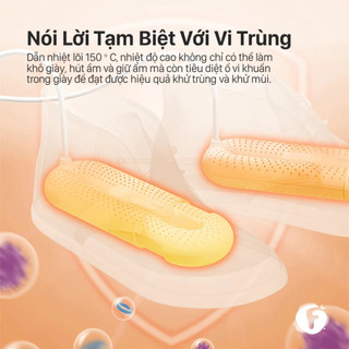 Máy sấy giày DSHJ-S-2111 khử mùi hôi, hút ẩm, chống ố vàng giầy tất vớ dép, có 3 chế độ hẹn giờ BH 2 Năm