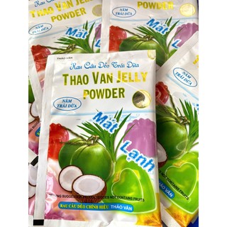 2 gói Rau câu dừa Thảo Vân (gói 10g)