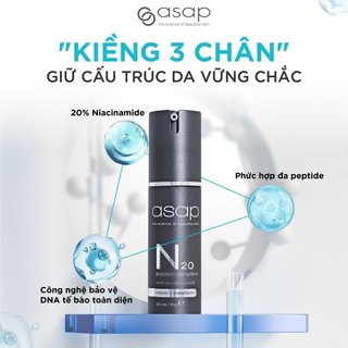 Asap N20 Peptide Complex – Tinh Chất Chống Lão Hoá Và Hỗ Trợ Làm Sáng Da 30ml