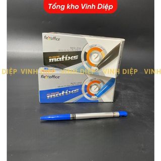 Bút bi thiên long mực xanh đen đỏ ngòi 0,7mm hộp 20 cái - Hộp bút bi thiên long bấm cao cấp 024