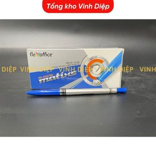 Bút bi thiên long mực xanh đen đỏ ngòi 0,7mm hộp 20 cái - Hộp bút bi thiên long bấm cao cấp 024
