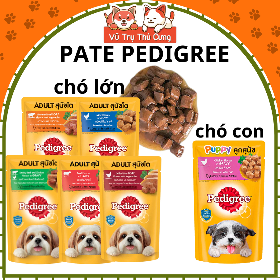 Pate cho chó Pedigree, Thái Lan, Thức ăn ướt cho Chó