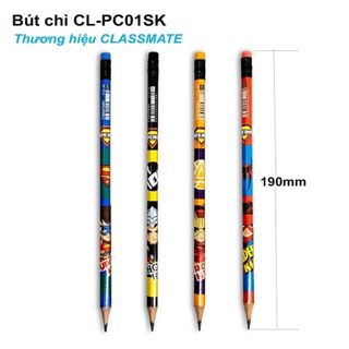Combo 1 hộp 12 bút chì 2B Classmate siêu nhân, công chúa , 1 hộp 10 bút chì Thiên Long