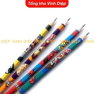 Combo 1 hộp 12 bút chì 2B Classmate siêu nhân, công chúa , 1 hộp 10 bút chì Thiên Long