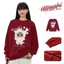 Áo Sweater Three Baby V3 Kitten Trắng Nỉ Chân Cua Cao Cấp Form Rộng Unisex Mùa Thu Đông Nam Nữ - SWTV31