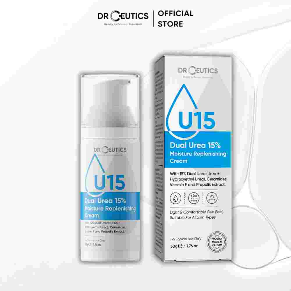 Ảnh DRCEUTICS Kem Dưỡng Ẩm Và Phục Hồi Da Dual Urea 15% Moisture Replenishing Cream (50g) 2