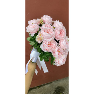 Bó hoa mẫu đơn siêu lớn dùng Chụp ảnh  bó hoa hồng cầm tay dưỡng ẩm, mô phỏng đạo cụ chụp ảnh cổ điển Hàn Quốc