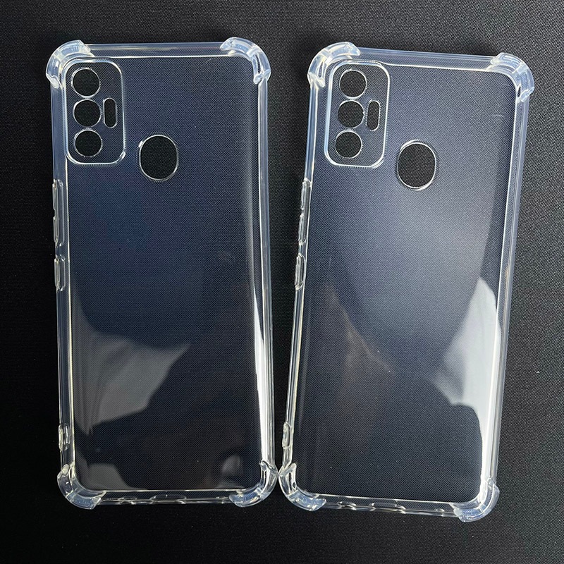 Ốp lưng Tecno Spark 7 / 7T dẻo trong suốt silicon cao cấp chống sốc chống va đập bảo vệ camera có gờ bảo vệ bốn góc