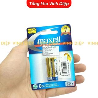 1 hộp 12 đôi Maxell LR03 AAA/1.5V hàng loại tốt , 1 hộp