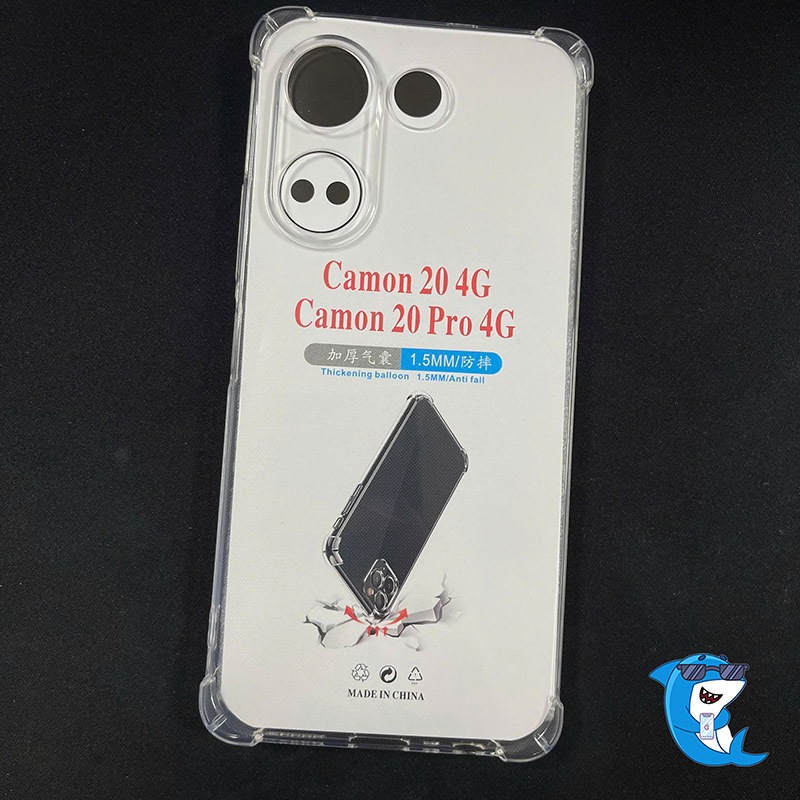 Ốp lưng Tecno camon 20, 20 pro 4G dẻo trong suốt silicon cao cấp chống sốc bảo vệ cam điện thoại