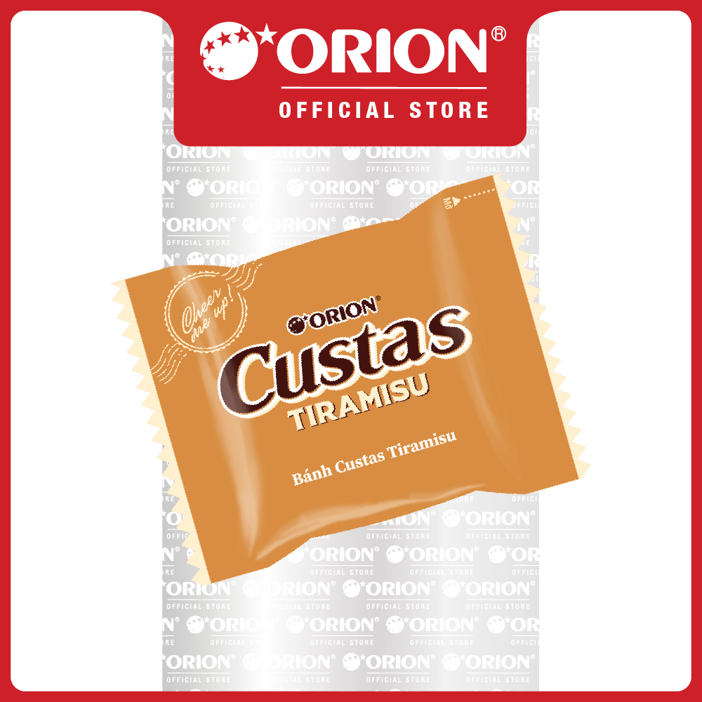 Ảnh Combo 2 Hộp 12 gói bánh Orion Custas 12P tiramisu (282G) 2