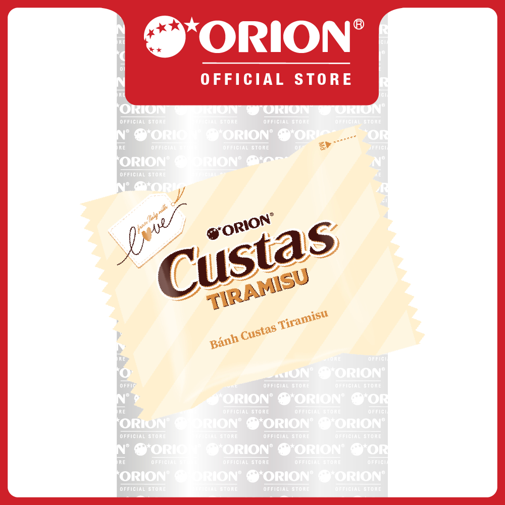 Ảnh Combo 2 Hộp 12 gói bánh Orion Custas 12P tiramisu (282G) 3