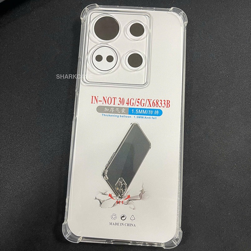 Ốp lưng Infinix Note 30 4G 5G dẻo trong suốt silicon chống sốc bảo vệ cam điện thoại Vỏ bao lưng đt