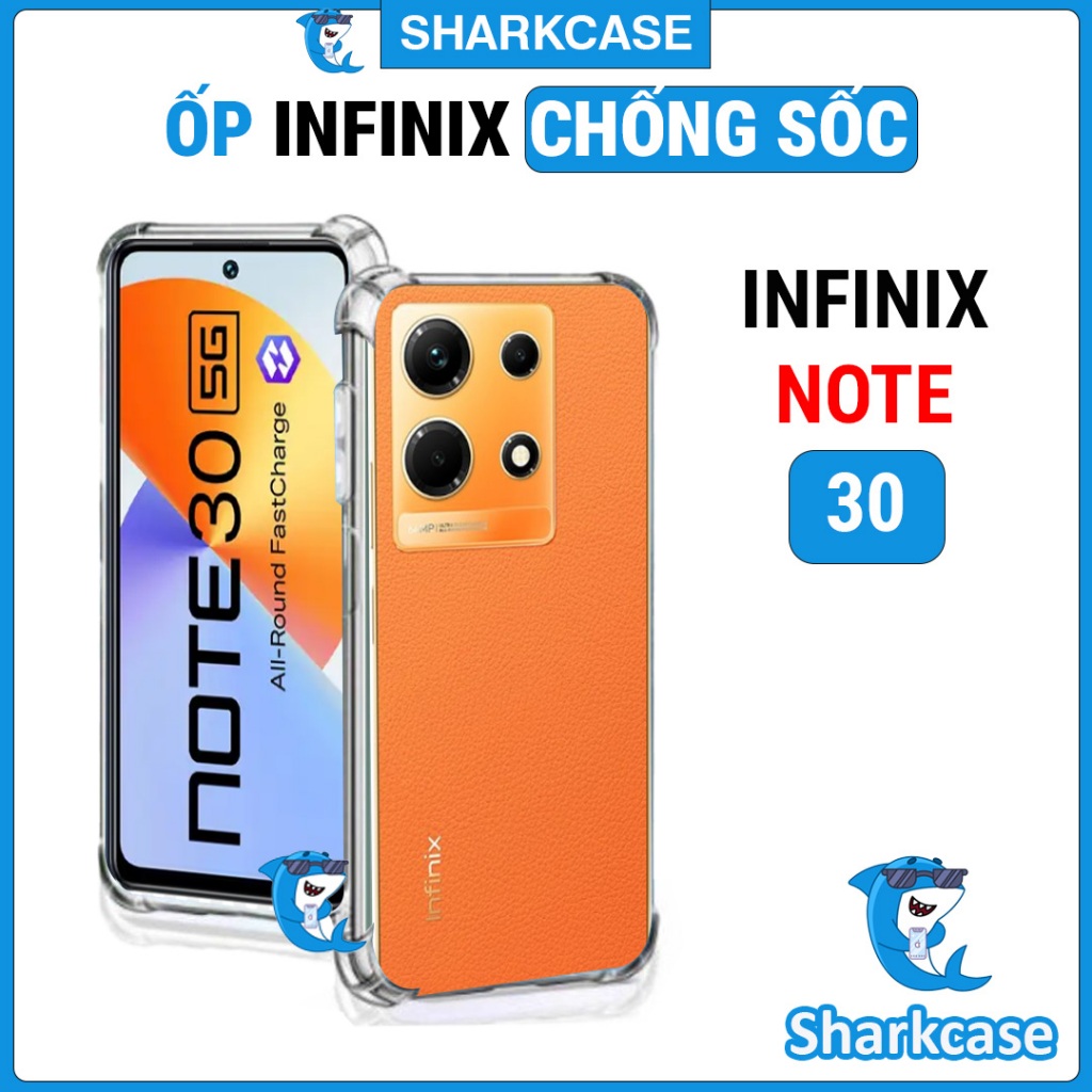Ốp lưng Infinix Note 30 4G 5G dẻo trong suốt silicon chống sốc bảo vệ cam điện thoại Vỏ bao lưng đt