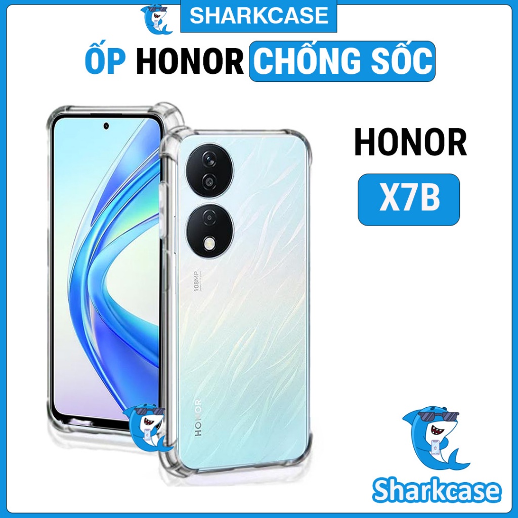 Ốp lưng Honor X7B dẻo trong suốt silicon chống sốc bảo vệ cam điện thoại Vỏ bao lưng đt honor