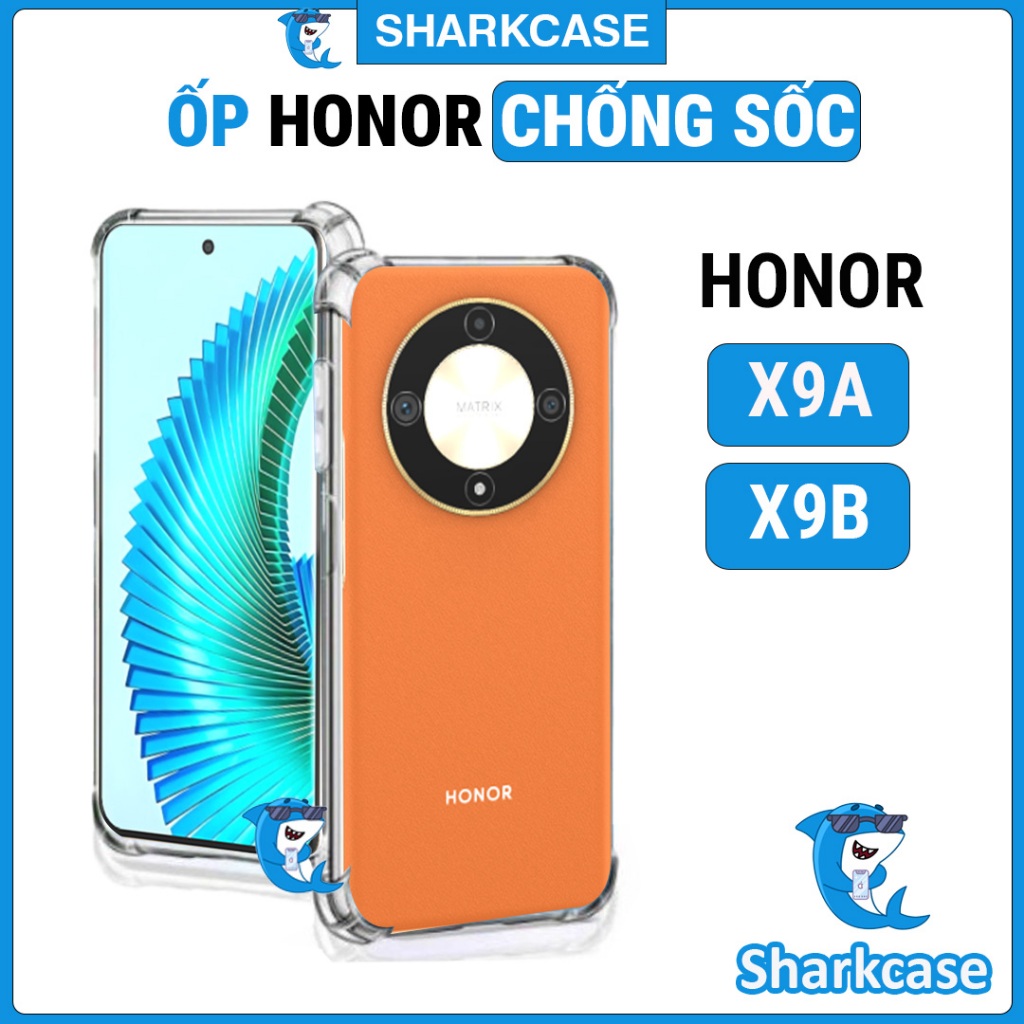 Ốp lưng Honor X9A, X9B dẻo trong suốt silicon chống sốc bảo vệ cam điện thoại Vỏ bao lưng đt honor
