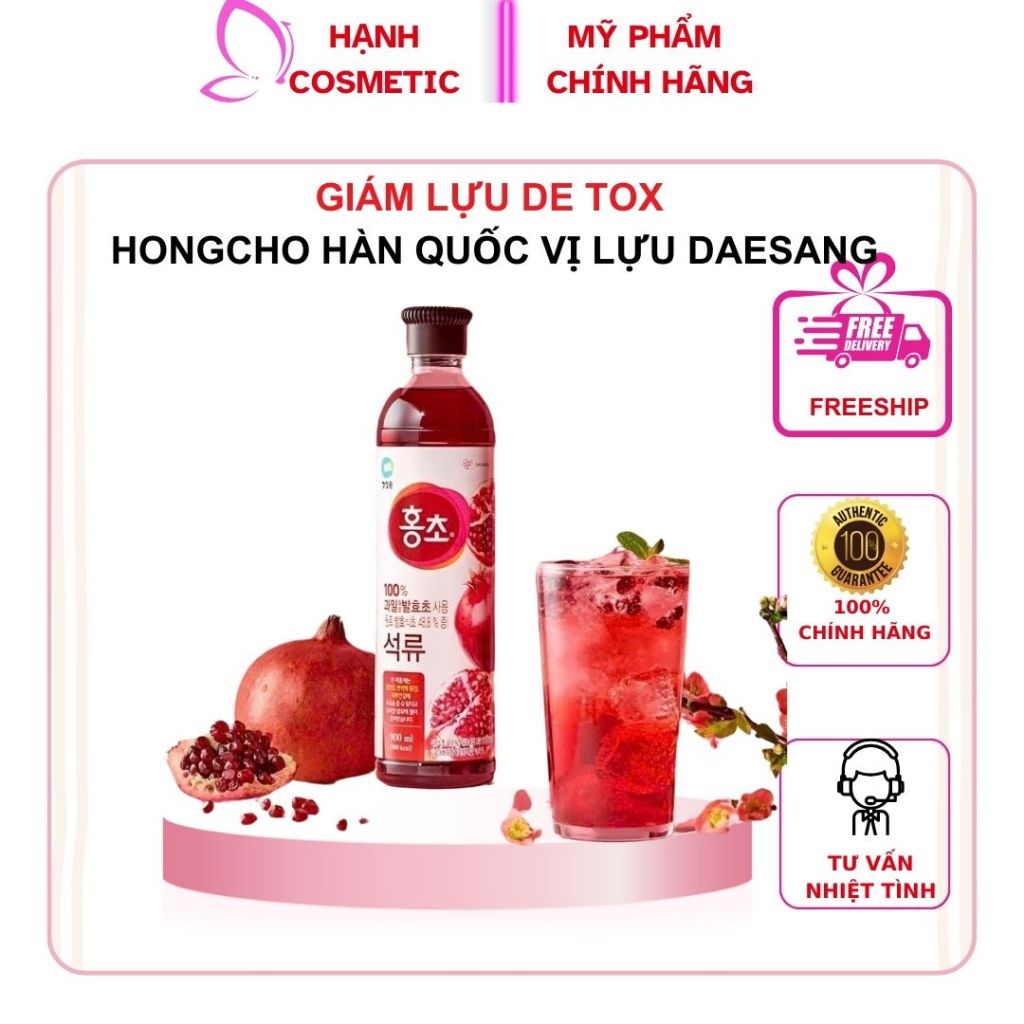 Nước Uống Giấm Lựu Daesang Hàn Quốc, Giúp giảm cân, đẹp da Chai 900ml ...