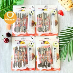 Bộ 10 Kim rau câu 3D làm thạch rau câu nghệ thuật - (DCTC)