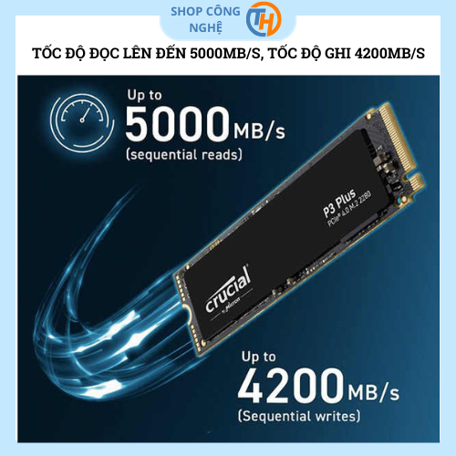 Ổ cứng SSD Crucial M.2 PCIe Gen4x4 NVMe 1TB dùng cho Laptop, PC_Bảo ...
