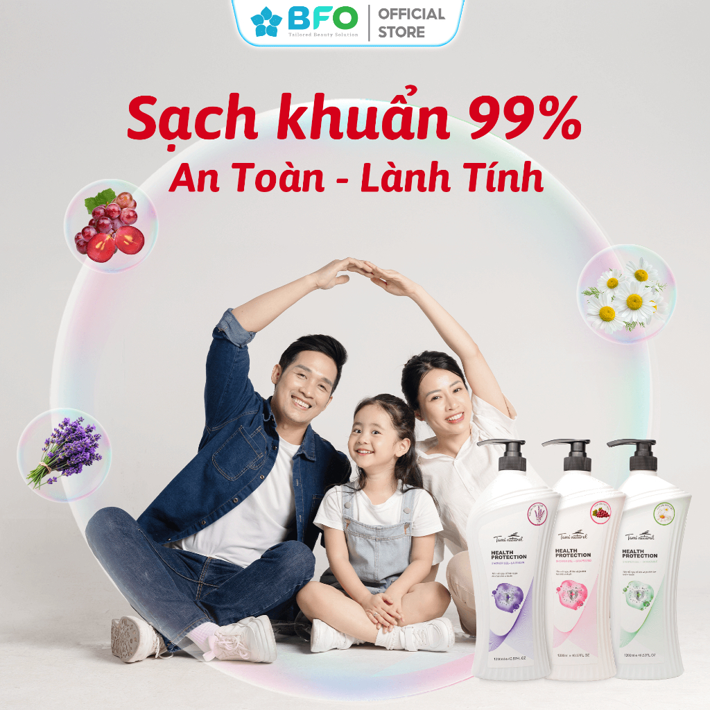 Ảnh Sữa Tắm Kháng Khuẩn Dưỡng Ẩm Sáng Da Tami Health Protection 1200ml 2