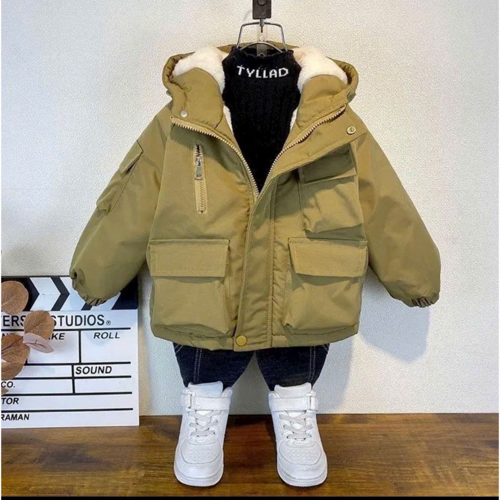 Mã A900( Size 15-45kg) Thời Trang KID ,Áo Khoác Gió Lót Lông Trẻ Em Cao Cấp Hàng Quang Châu Mới Nhất 2024