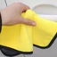 COMBO KHĂN LAU XE OTO - Khăn lau đa năng 2 mặt vàng xám - MÃ: KHAN