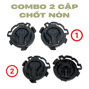 Combo 2 cặp Chốt cài kính mũ bảo hiểm Fullface BOSS AT30K