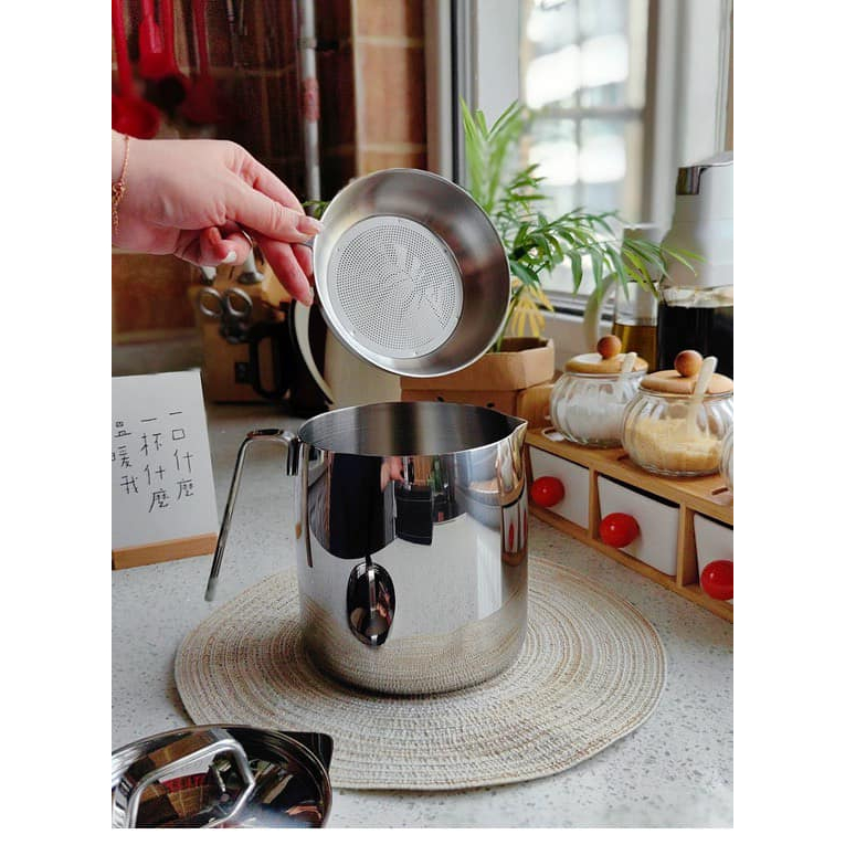 Dụng Cụ Đựng Lọc Dầu Cặn Chockmen, Ca Lọc Dầu Chockmen Inox Cao Cấp CKM98 CKM364 CKM44 CKM45