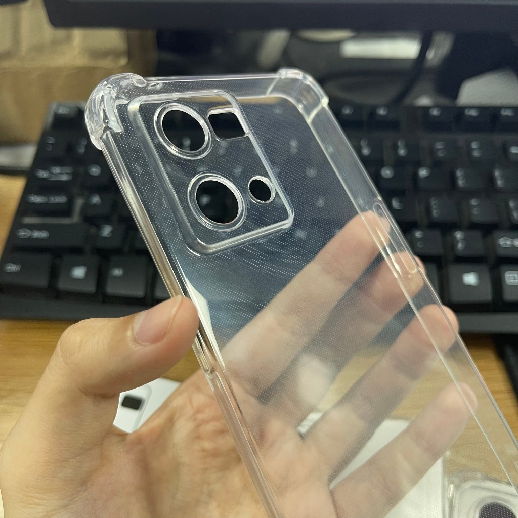 Ốp lưng Oppo Reno 7 / 8 / 7z / 8z / 8T 4G 5G nhựa dẻo trong suốt silicon chống sốc bảo vệ cam đt
