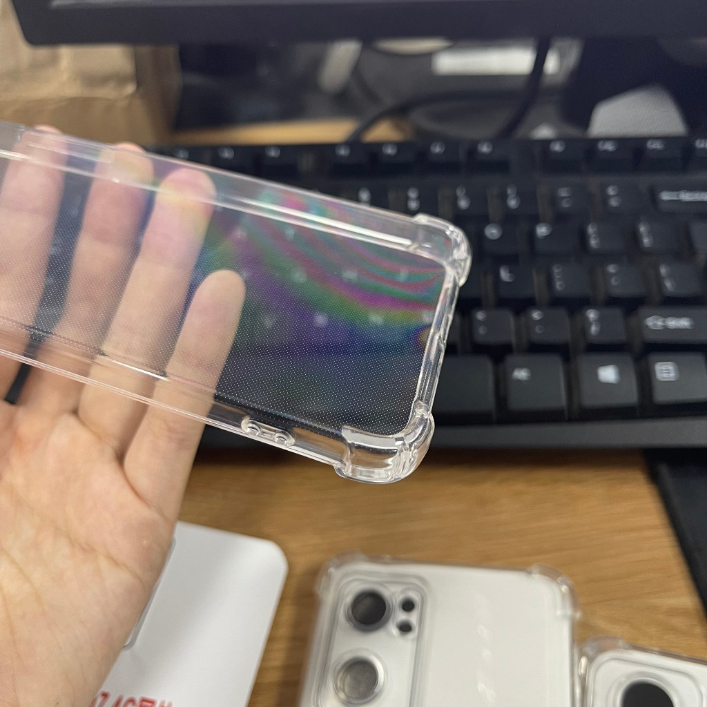 Ốp lưng Oppo Reno 7 / 8 / 7z / 8z / 8T 4G 5G nhựa dẻo trong suốt silicon chống sốc bảo vệ cam đt