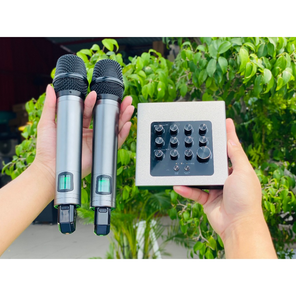 Micro Acnos MI30U Pro Chuyên Echo-Reverb hát karaoke,2bộ DSP chỉnh MIC ...