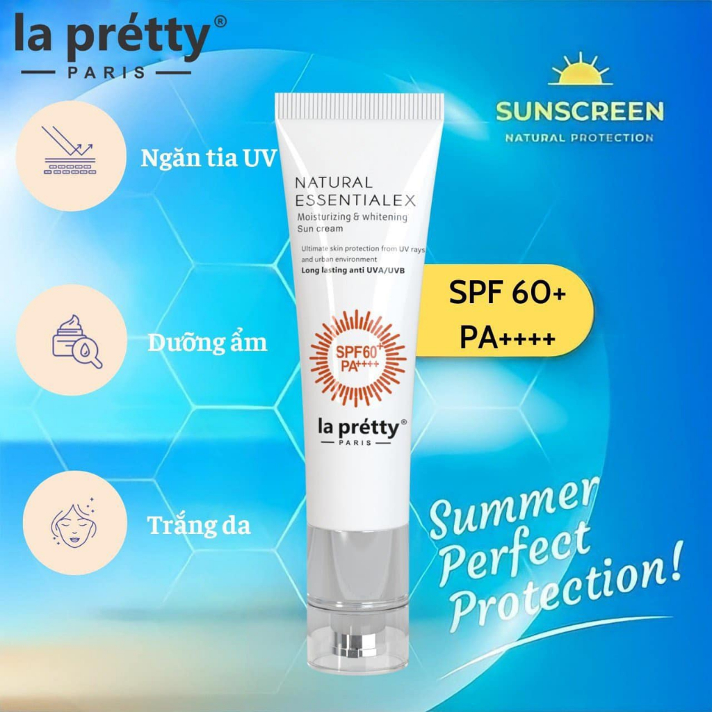 chống nắng lapretty kem chống nắng, spf60