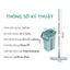 Bộ lau nhà 2 ngăn tự vắt thông minh, xoay 360 độ