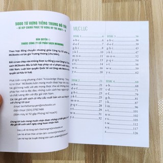 Sách - 5000 từ vựng tiếng Trung bỏ túi – Bí kíp chinh phục từ vựng kỳ thi HSK 1 – 6 Mcbooks