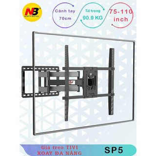 Gía Treo TiVi Xoay Đa Năng NB SP5 75'' - 110''inch - Khung Treo TiVi Xoay Góc Cao Cấp