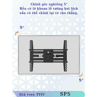 Gía Treo TiVi Xoay Đa Năng NB SP5 75'' - 110''inch - Khung Treo TiVi Xoay Góc Cao Cấp