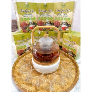 Trà Gạo Lứt Đậu Đen Xanh Lòng, Hỗ Trợ Giảm Cân, Chống Lão Hoá, Thải Độc Gan, Tăng Cường Sức Khỏe